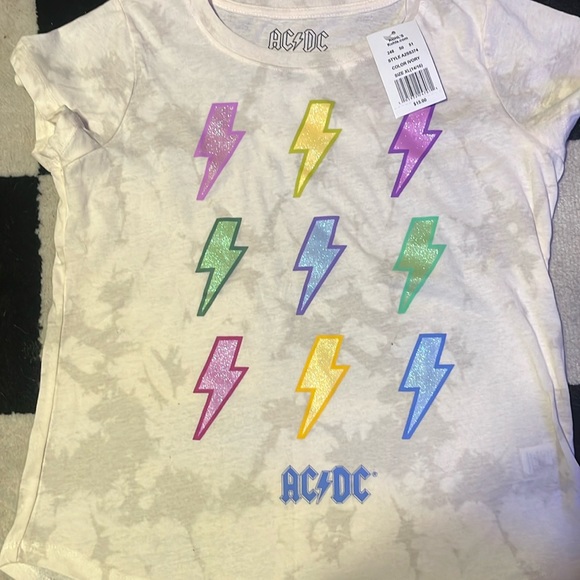Shirts & Tops | Acdc Rock Band Lightning Bolt Tshirt | Poshmark